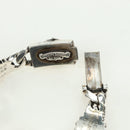 Chrome Hearts Keeper Link ID Bracelet Ag925 4 Links Silver Auth 176817SM-15