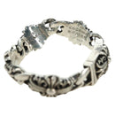 Chrome Hearts Keeper Link ID Bracelet Ag925 4 Links Silver Auth 176817SM-6