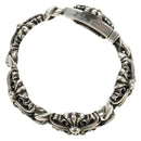Chrome Hearts Keeper Link ID Bracelet Ag925 4 Links Silver Auth 176817SM-8