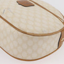 CELINE Macadam Canvas Shoulder Bag PVC White Auth 176818-15