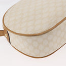 CELINE Macadam Canvas Shoulder Bag PVC White Auth 176818-16