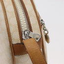 CELINE Macadam Canvas Shoulder Bag PVC White Auth 176818-9