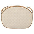 CELINE Macadam Canvas Shoulder Bag PVC White Auth 176818-2