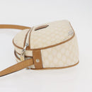 CELINE Macadam Canvas Shoulder Bag PVC White Auth 176818-4