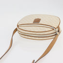 CELINE Macadam Canvas Shoulder Bag PVC White Auth 176818-6