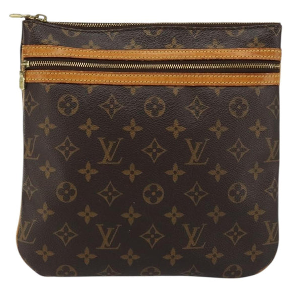 LOUIS VUITTON Monogram Pochette Bosphore Shoulder Bag M40044 LV Auth 176820
