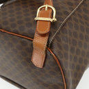 CELINE Macadam Canvas Backpack PVC Leather Brown Gold Auth 176821-14