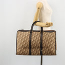 Christian Dior Trotter Canvas Hand Bag Beige Auth 176827-21