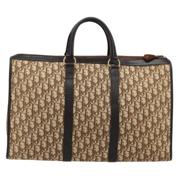 Christian Dior Trotter Canvas Hand Bag Beige Auth 176827 - 0
