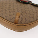GUCCI Micro GG Supreme Shoulder Bag PVC Beige Gold Auth 176833-14