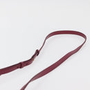 Salvatore Ferragamo Gancini Hand Bag Canvas 2way Red Gold Auth 176834-10