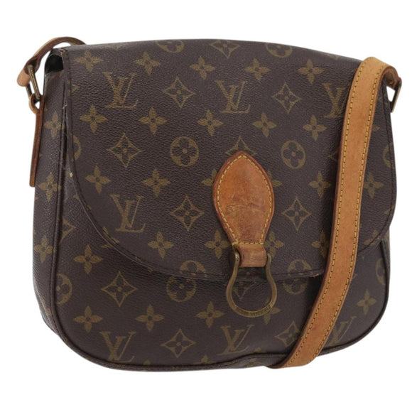LOUIS VUITTON Monogram Saint Cloud GM Shoulder Bag M51242 LV Auth 176835