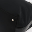 Salvatore Ferragamo Gancini Tote Bag Nylon Black Silver Auth 176841A-14