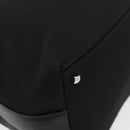 Salvatore Ferragamo Gancini Tote Bag Nylon Black Silver Auth 176841A-15
