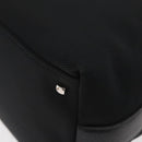 Salvatore Ferragamo Gancini Tote Bag Nylon Black Silver Auth 176841A-16