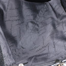 Salvatore Ferragamo Gancini Tote Bag Nylon Black Silver Auth 176841A-11