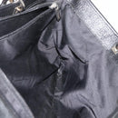 Salvatore Ferragamo Gancini Tote Bag Nylon Black Silver Auth 176841A-20