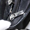 Salvatore Ferragamo Gancini Tote Bag Nylon Black Silver Auth 176841A-21