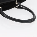 Salvatore Ferragamo Gancini Tote Bag Nylon Black Silver Auth 176841A-7