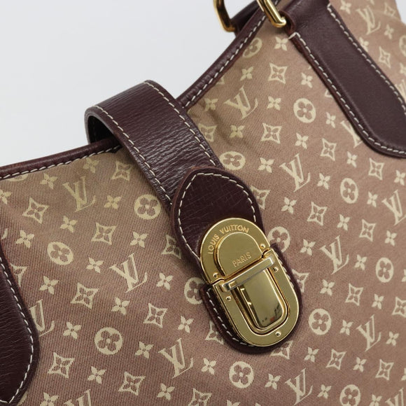 LOUIS VUITTON Monogram Idylle Elegy Hand Bag 2way Red Sepia M56698 Auth 176844A