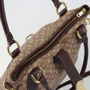 LOUIS VUITTON Monogram Idylle Elegy Hand Bag 2way Red Sepia M56698 Auth 176844A-10