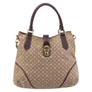 LOUIS VUITTON Monogram Idylle Elegy Hand Bag 2way Red Sepia M56698 Auth 176844A-13