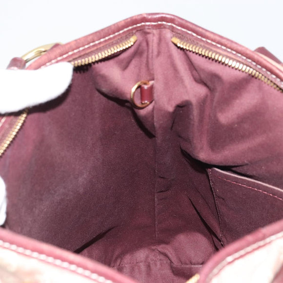 LOUIS VUITTON Monogram Idylle Elegy Hand Bag 2way Red Sepia M56698 Auth 176844A