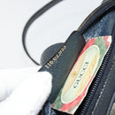 GUCCI Micro GG Supreme Sherry Line Bag PVC Navy Gold 116 02 055 Auth 176847-21