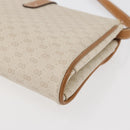 GUCCI Micro GG Supreme Shoulder Bag PVC Ivory Gold 004 14 1923 Auth 176849-16