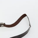 FENDI Zucca Canvas Shoulder Bag Black Brown Auth 176850A-8