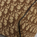Christian Dior Trotter Canvas Boston Bag Beige Gold Auth 176853-16