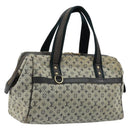 LOUIS VUITTON Monogram Mini Josephine GM Hand Bag Blue M92211 LV Auth 176856-1