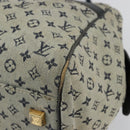 LOUIS VUITTON Monogram Mini Josephine GM Hand Bag Blue M92211 LV Auth 176856-10