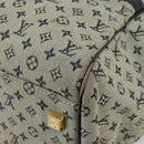 LOUIS VUITTON Monogram Mini Josephine GM Hand Bag Blue M92211 LV Auth 176856-12