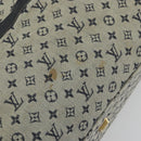 LOUIS VUITTON Monogram Mini Josephine GM Hand Bag Blue M92211 LV Auth 176856-14