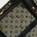 LOUIS VUITTON Monogram Mini Josephine GM Hand Bag Blue M92211 LV Auth 176856-15