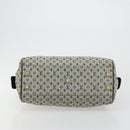 LOUIS VUITTON Monogram Mini Josephine GM Hand Bag Blue M92211 LV Auth 176856-9