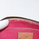 LOUIS VUITTON Multicolor Pochette Cosmetic Pouch Black M47355 LV Auth 176857-10