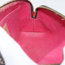 LOUIS VUITTON Multicolor Pochette Cosmetic Pouch Black M47355 LV Auth 176857-17