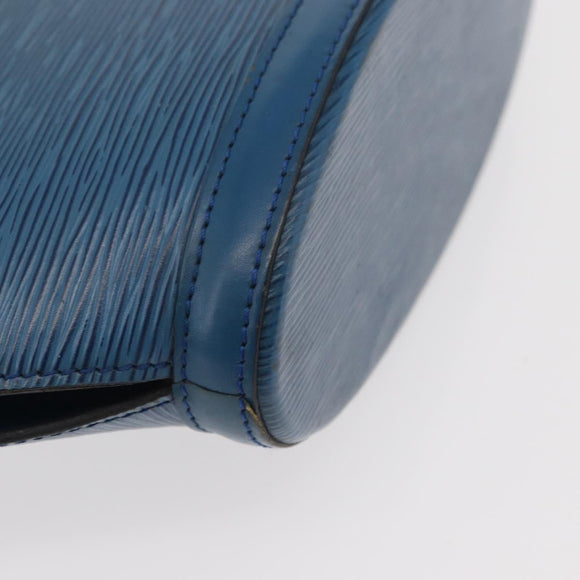 LOUIS VUITTON Epi Saint Jacques Shoulder Bag Blue M52275 LV Auth 176858