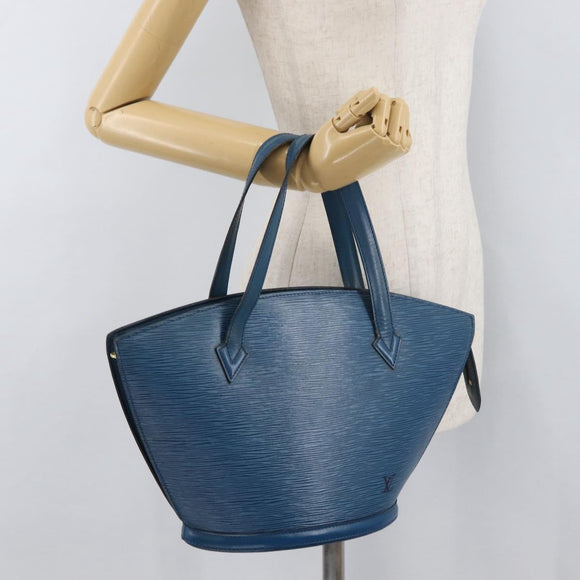 LOUIS VUITTON Epi Saint Jacques Shoulder Bag Blue M52275 LV Auth 176858