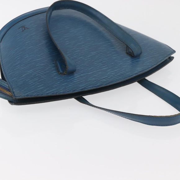 LOUIS VUITTON Epi Saint Jacques Shoulder Bag Blue M52275 LV Auth 176858
