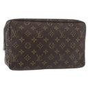 LOUIS VUITTON Monogram Trousse Toilette 28 Clutch Bag M47522 LV Auth 176859-1