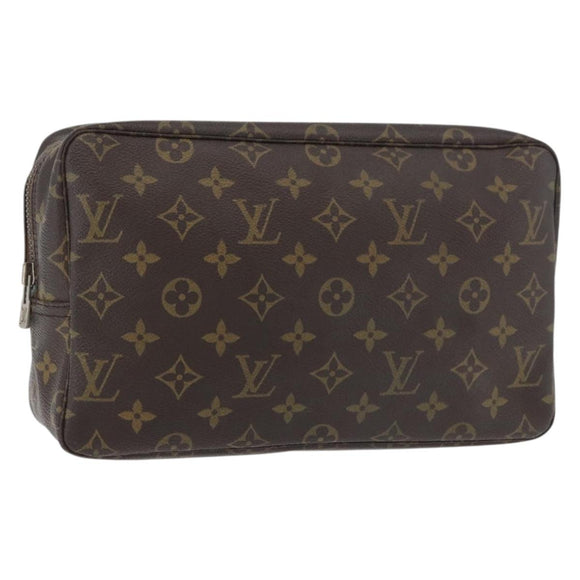LOUIS VUITTON Monogram Trousse Toilette 28 Clutch Bag M47522 LV Auth 176859