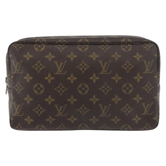 LOUIS VUITTON Monogram Trousse Toilette 28 Clutch Bag M47522 LV Auth 176859