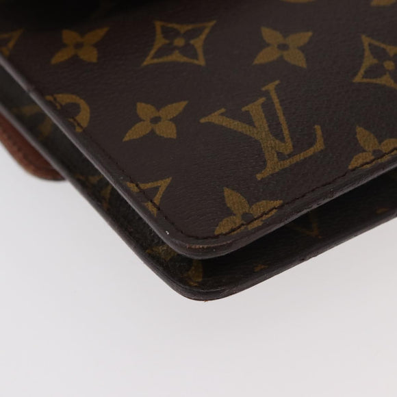 LOUIS VUITTON Monogram Double Rabat Umhängetasche M51815 LV Auth 176861