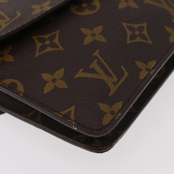 LOUIS VUITTON Monogram Double Rabat Umhängetasche M51815 LV Auth 176861
