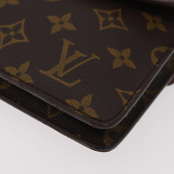 LOUIS VUITTON Monogram Double Rabat Umhängetasche M51815 LV Auth 176861