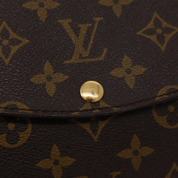 LOUIS VUITTON Monogram Double Rabat Umhängetasche M51815 LV Auth 176861