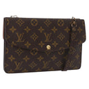 LOUIS VUITTON Monogram Double Rabat Umhängetasche M51815 LV Auth 176861-1